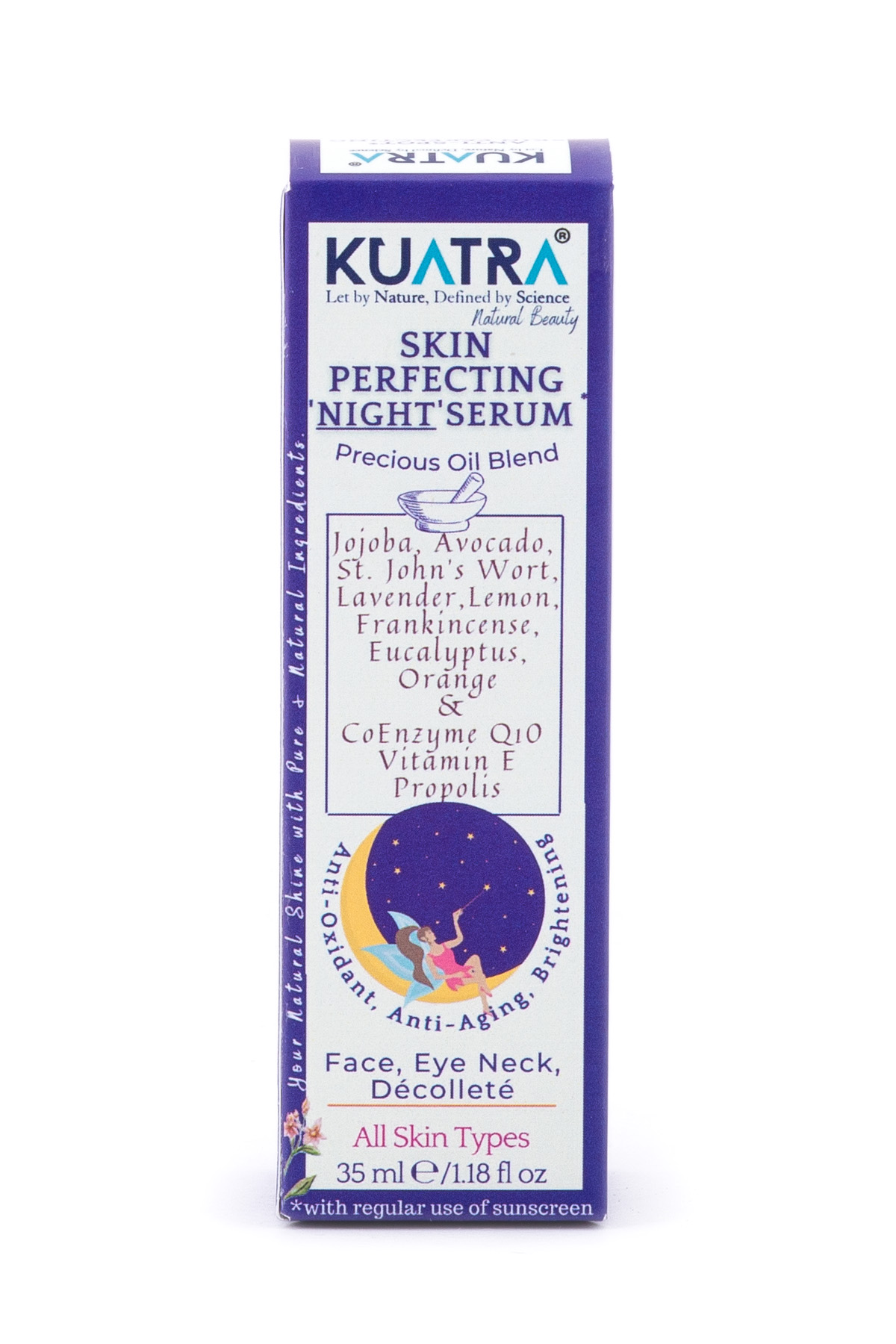 KUATRA Skin Perfecting Night Serum (Doğal içerik, Antiaging, Leke karşıtı, İdeal Cilt Görünümü)